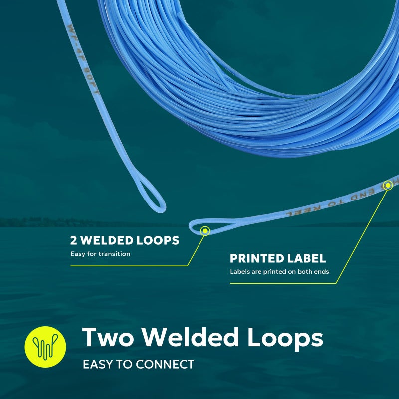 SF Fly Fishing Line with Welded Loop Weight Forward Floating Fly Line WF7F 90FT - Image 5